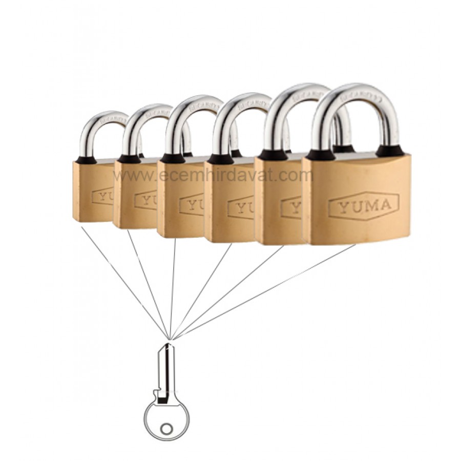 sa yu mi YM-2060 60 mm Pass Sistem Asma Kilit - YM-2060